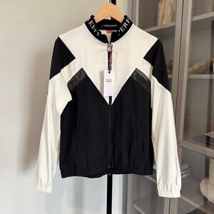 Perfect Moment Black and White Varsity Jacket